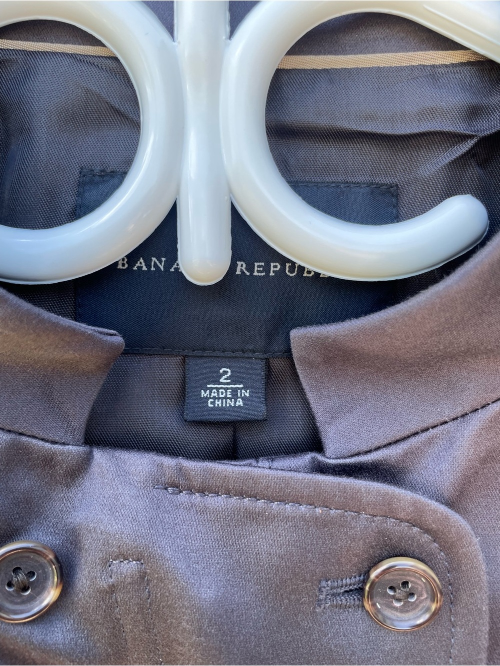 Banana Republic Gray Tailored Zipper Blazer Utility Jacket - Picture 5 of 10